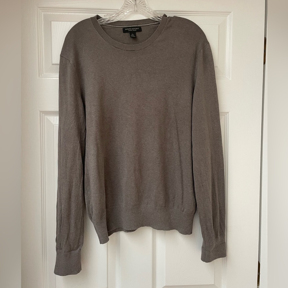 Banana republic Silk/Cashmere/Cotton blend sweater men’s size L